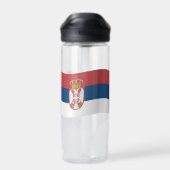 セルビア国旗、セルビア・コート・オブ・アームズ ウォーターボトル (背面)