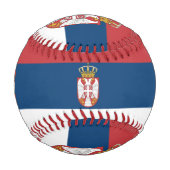 セルビア国旗・セルビア・スポーツ/野球ボール 野球ボール (裏面)