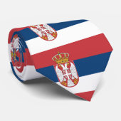 セルビア国旗 ネクタイ (ロール)