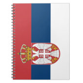 セルビア国旗 ノートブック (正面)