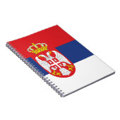 セルビア国旗 ノートブック (右側)