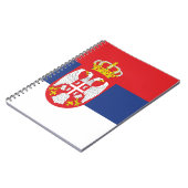 セルビア国旗 ノートブック (左側)