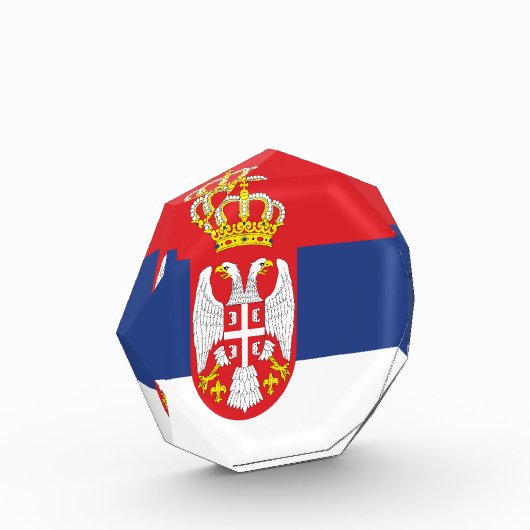 セルビア国旗 フォトブロック (左)