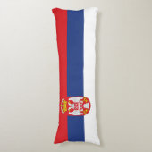 セルビア国旗 ボディピロー (正面縦)