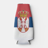 セルビア国旗 ボトルクーラー (正面)
