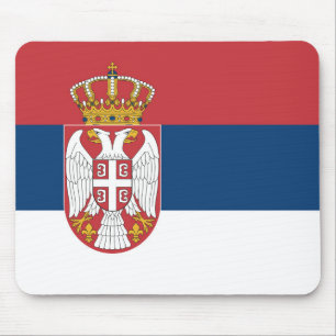 セルビア国旗 マウスパッド
