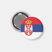 セルビア国旗 マグネット (正面/裏面)