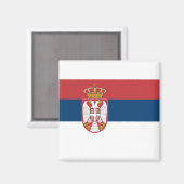 セルビア国旗 マグネット (正面/裏面)