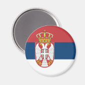 セルビア国旗 マグネット (正面/裏面)