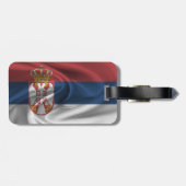 セルビア国旗 ラゲッジタグ (裏面横)