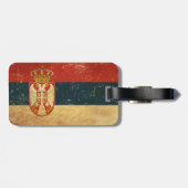 セルビア国旗 ラゲッジタグ (裏面横)