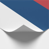 セルビア国旗 ラッピングペーパー (角)