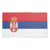 セルビア国旗 枕カバー (裏面)