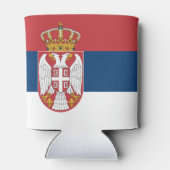 セルビア国旗 缶クーラー (裏面)