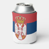 セルビア国旗 缶クーラー (缶裏面)