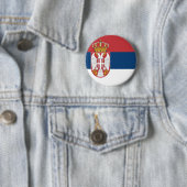 セルビア国旗 缶バッジ (インサイチュ)