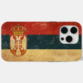 セルビア国旗 Case-Mate iPhoneケース (裏面 (横))