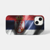セルビア国旗 iPhoneケース (裏面横)