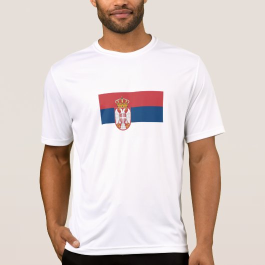 セルビア国旗 Tシャツ (正面)