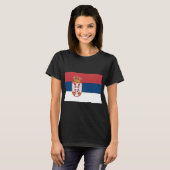 セルビア国旗 Tシャツ (正面フル)