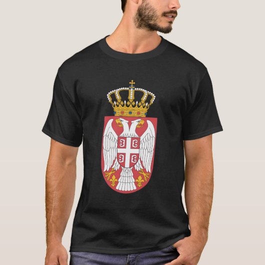 セルビア国旗 Tシャツ (正面)