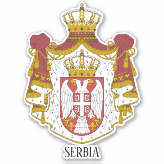 セルビア国軍愛国コート シール (正面)