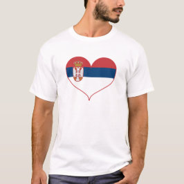 セルビア大好き 国旗 Tシャツ
