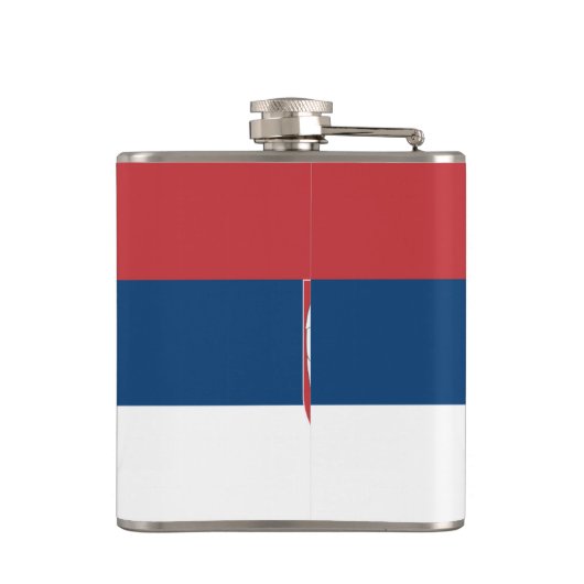 セルビア州旗 フラスク (裏面)