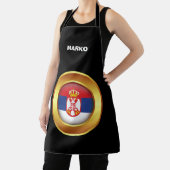 セルビア愛国国旗 エプロン (インサイチュ)