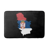 セルビア愛国国旗 バスマット (正面)