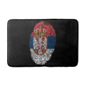 セルビア愛国国旗 バスマット (正面)