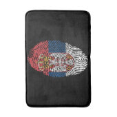 セルビア愛国国旗 バスマット (正面縦)