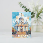 セルビア旅行ベオグラード ポストカード (スタンド正面)