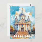 セルビア旅行ベオグラード ポストカード (正面/裏面)