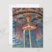 セルビア正教会とユネスコのサイト ポストカード (正面/裏面)