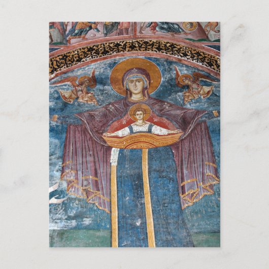 セルビア正教会とユネスコのサイト ポストカード (正面)