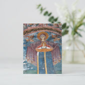 セルビア正教会とユネスコのサイト ポストカード (スタンド正面)