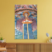 セルビア正教会とユネスコの遺跡 キャンバスプリント (インサイチュ (リビング))