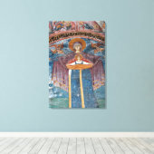 セルビア正教会とユネスコの遺跡 キャンバスプリント (インサイチュ (ウッドフロア))