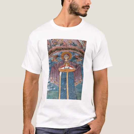 セルビア正教会とユネスコの遺跡 Tシャツ (正面)