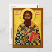 セルビア正統アイコンの初代大司教、セント・サバ ポストカード (正面/裏面)