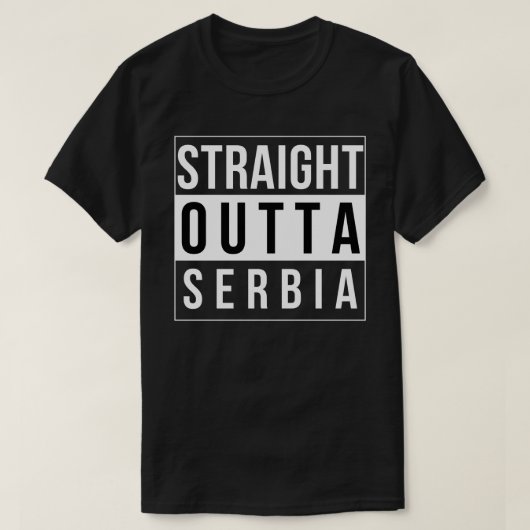 セルビア直送 Tシャツ (デザイン正面)