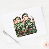 セルビア軍 スクエアシール (封筒)