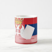 セルビア選挙 コーヒーマグカップ (中央)