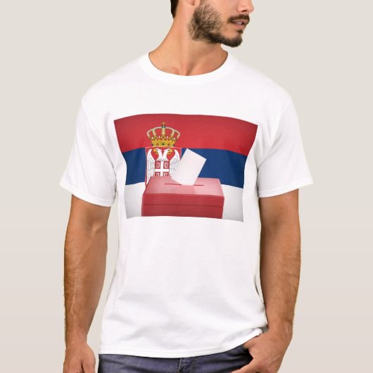 セルビア選挙 Tシャツ (正面)
