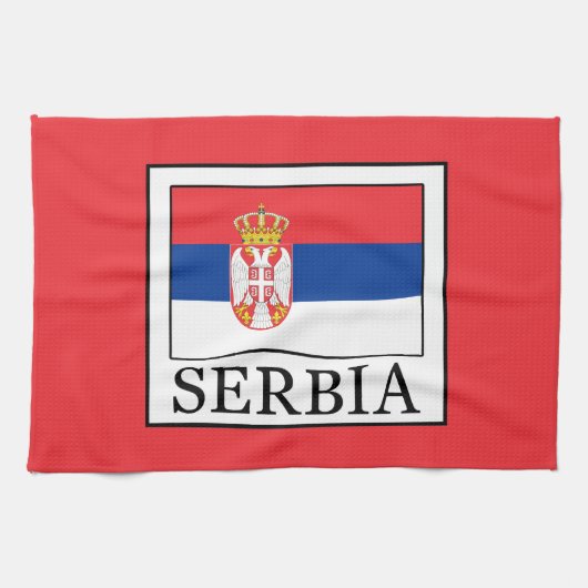 セルビア キッチンタオル (横)