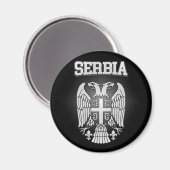 セルビア・コート・オブ・アームズ マグネット (正面/裏面)