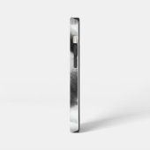 セルビア シルク旗 iPhoneケース (左側面)