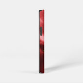 セルビア シルク旗 iPhoneケース (右側面)