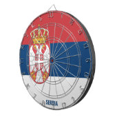 「セルビア・ストライク！」 愛国的な ダーツボード (正面右)